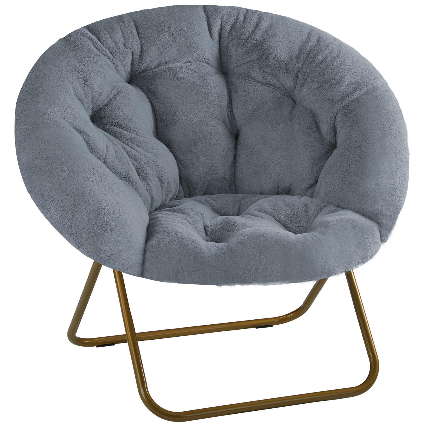 Faux Fur Disc Chair