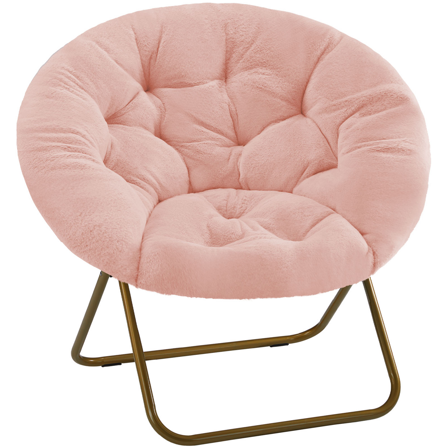 Faux Fur Disc Chair