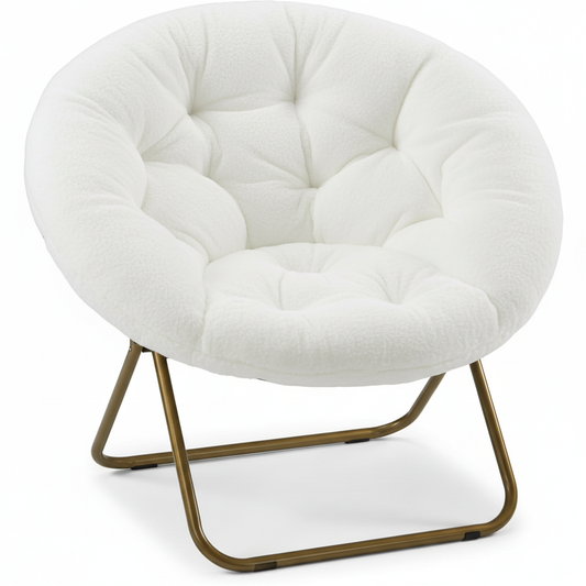 Disc chair studio white
