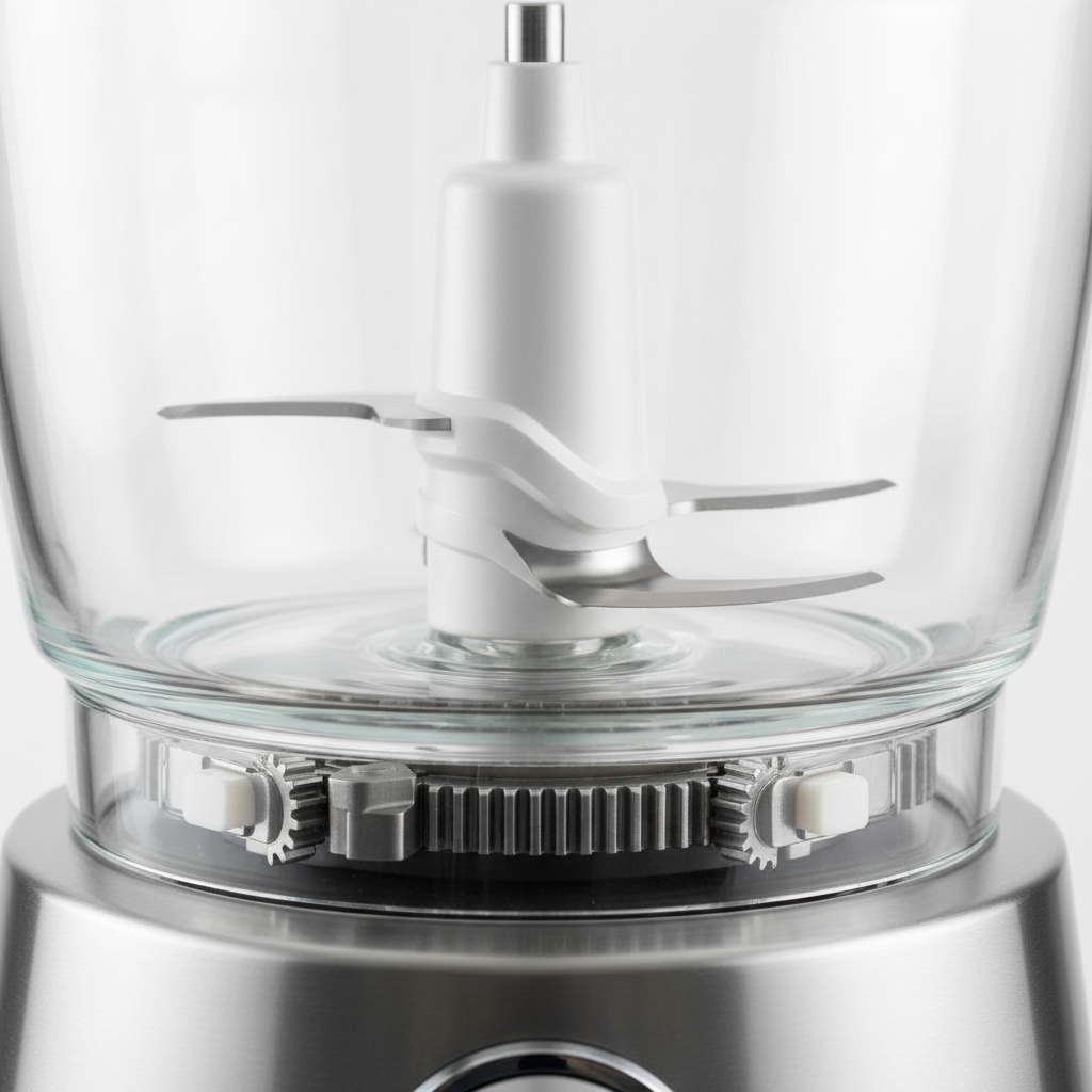 Food processor blade detail