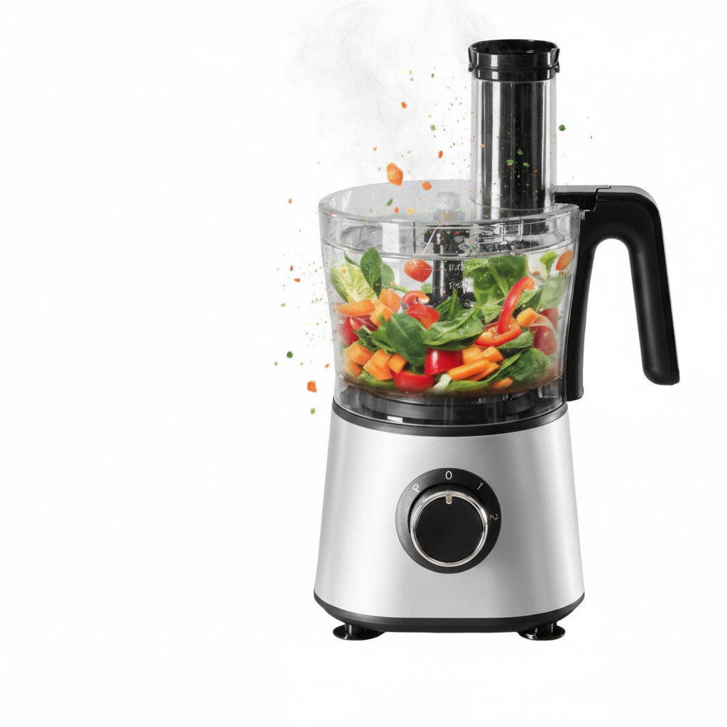 Food processor blending