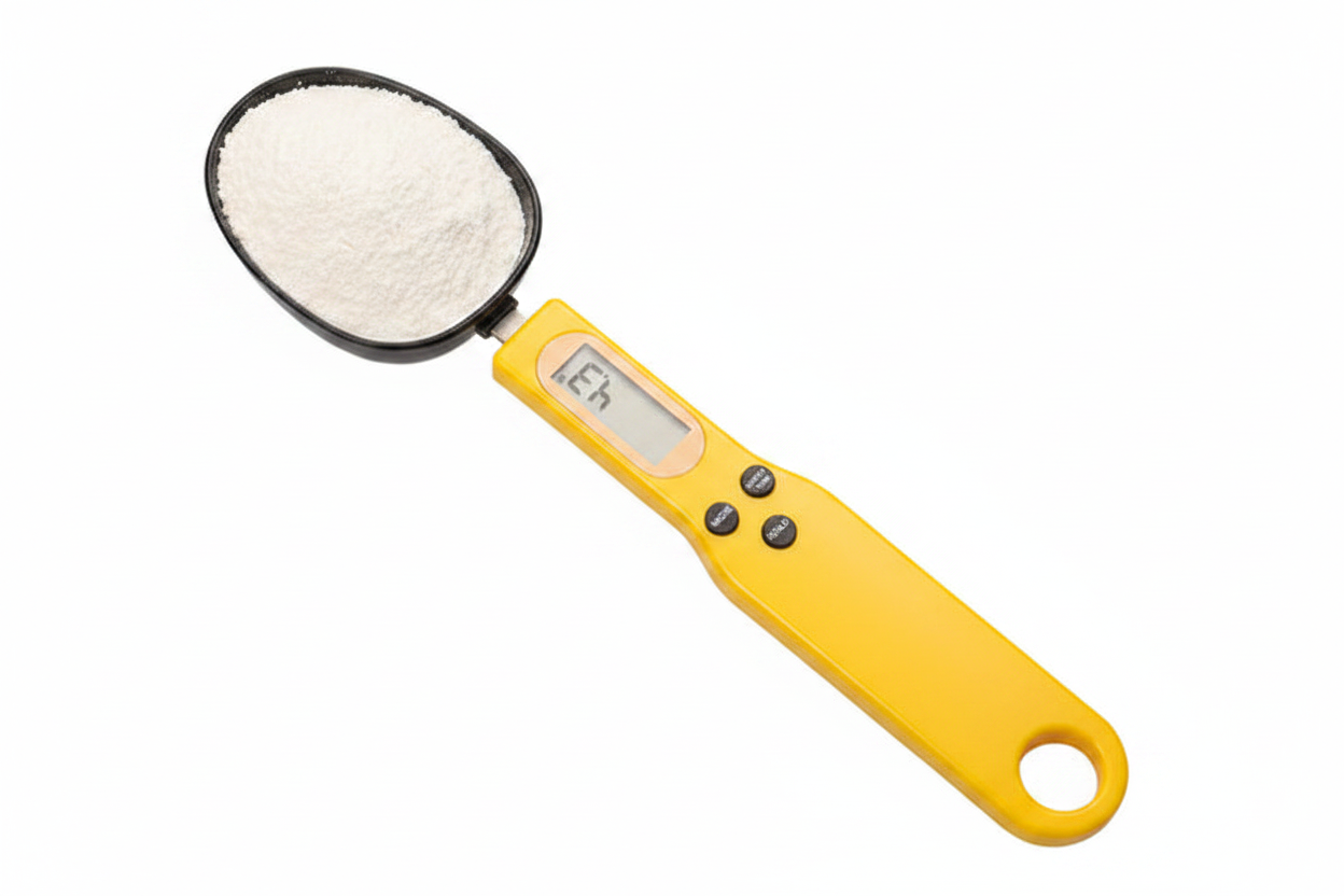 Digital Kitchen Scale with Measuring Spoon
