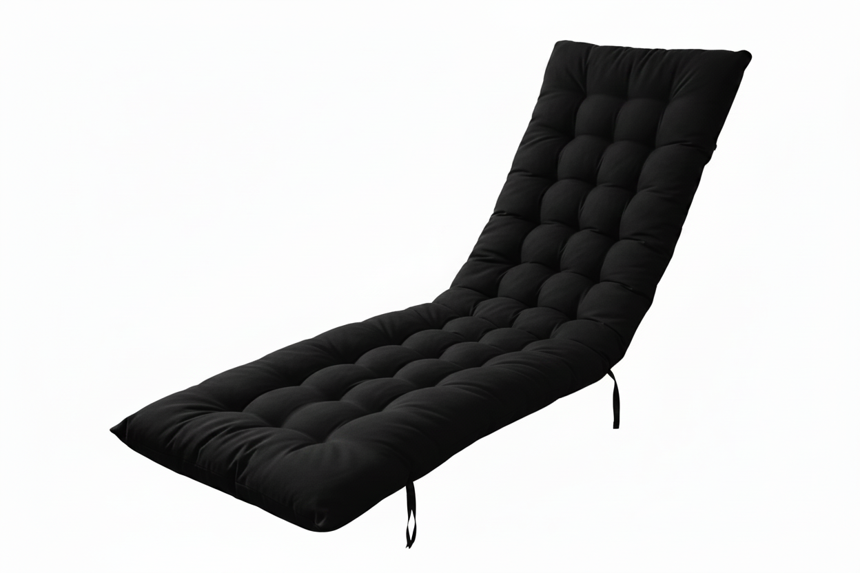 Lounger cushion black