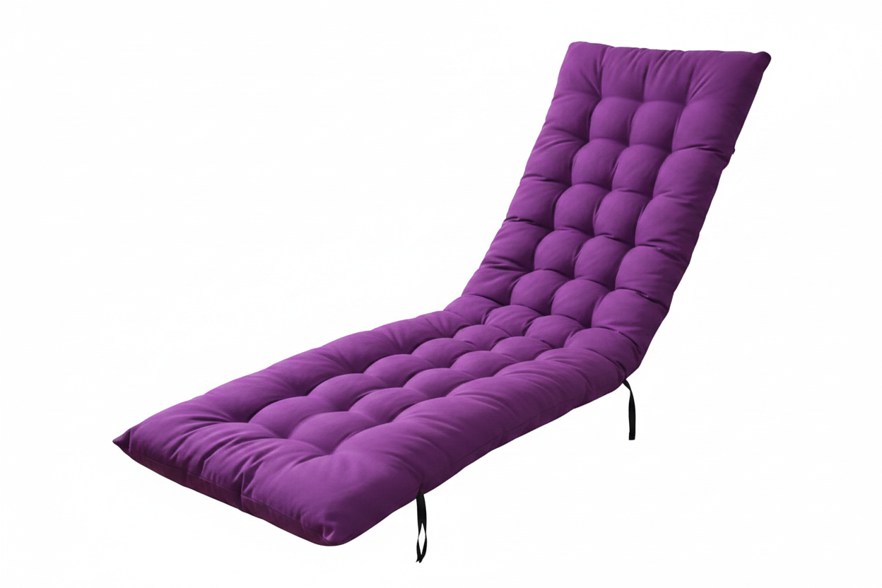 Lounger cushion purple