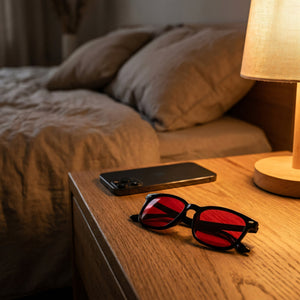 PAWIFI Evening Glasses | Red or Orange Lens, Blue Light Blocking — view 2